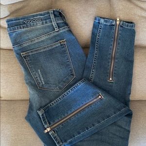 Vigoss Marley Super Skinny Mid-Rise Jeans